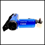 Canon Vixia Hf W10 40X Optical Zoom, Waterproof, Shockproof Blue Camcorder. Fixed Price $249.99.