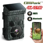 Campark 4K Solar Trail Camera Wifi 42MP Nightvision Wildlife Hunting Outdoor. Fixed Price $55.99.