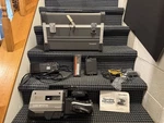 1990 Panasonic AG-450 S-vhs Camcorder W/case & More, ***powers Screen Fuzzy. Fixed Price $279.99.