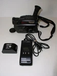 Vtg Panasonic Palmcorder PV-43D Hand Held X20 Video Recorder Tested Powers Up. Fixed Price $25.00.