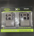 New Tactacam Reveal 3.0 Cellular Camera 2 Pack Glow, RV-XG3-BNDL1. Fixed Price $185.86.