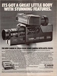 Vintage 1984 Canon VC-200A Color Video Camera Magazine Print Ad. Fixed Price $7.14.