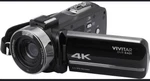 Vivitar 4K Ultra Hd Digital Camcorder Dvr E401 Black Nib Mib. Fixed Price $80.00.