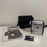 Silver Aiptek DV5100M 5MP Pocket Camcorder Memory Card User Guide And Case. Fixed Price $37.99.