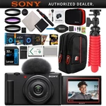 Sony ZV-1F Camera With 4K Video For Vloggers Black Bundle. Fixed Price $598.00.