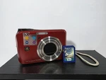 Ge A1455 14.1MP Point & Shoot Digital Camera Red, Tested Works! W/ 2GB Sd Card. Fixed Price $29.99.