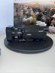 Sony FDR-AX700 4K Uhd Camcorder Zeiss Lens Tested Working Charger Hood. Fixed Price $1799.00.