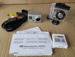 Hero Silver W/ New Battery + Waterproof Housing Original. Fixed Price $64.99.