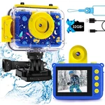 Gktz Camera - Waterproof Underwater For Kids, Christmas Dark Blue. Fixed Price $52.88.