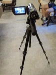 Canon FS100 Digital Zoom Video Camera With Dvd Burner, Tripod And Backpack. Fixed Price $275.00.