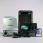 Panasonic D-snap SV-AV20 Multifunction Camcorder Silver Full Working Set. Fixed Price $176.20.