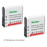 2X Kastar Battery For Casio NP-40 NP40 Hp Camera SKL-60 V5060H V5061U. Fixed Price $11.99.