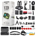 Gopro Hero 13 Forest Green Waterproof Action Camera, 50:1 Accessory Kit + 64GB. Fixed Price $589.95.