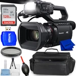 Panasonic HC-X2100 Uhd 4K 3G-SDI/HDMI Pro Camcorder With 24X Zoom 8PC Bundle. Fixed Price $2063.99.