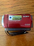 Cool! Sony Handycam Red 60X Optical Zoom 60GB Hdd Lcd Screen Camcorder. Fixed Price $185.00.