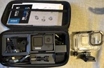 Gopro Black 9 Action Camera 12MP Waterproof W/ Housing Case, Accessories Kit. Fixed Price $150.00.