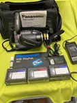 Vtg Panasonic PV-A207 Vhs-c Camcorder 14X Zoom Palmcorder Working Needs Battery. Fixed Price $44.95.