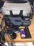 As Is CG705 Camcorder With Batteries, Battery Charger, And Rca Gear Bag. Fixed Price $79.99.