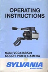 Sylvania Color Video Camera Model VCC136BK01 Operating Instruction Manual. Fixed Price $14.95.