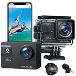 Wolfang GA100 Action Camera 4K 20MP Waterproof 40M Underwater Eis. Fixed Price $62.99.