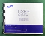 Samsung HMX-F80BP / Sp Instruction Manual: Full Color 108 Pages & Clear Covers. Fixed Price $21.20.
