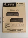 Hitachi VT-2100A/2150A/2155A NO.2590E Video Cassette Recorder Vcr Service Manual. Fixed Price $24.95.