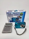 Svp Aqua WP6800 Blue Waterproof Digital Camera Complete, Works! Iib W/case. Fixed Price $11.40.