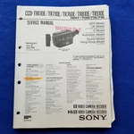Sony CCD-TR610E CCD-TR710E CCD-TR760E CCD-TR810E CCD-TR910E Service Manual Origi. Fixed Price $106.75.
