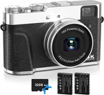 Hicshon 4K Digital Camera For Photography Autofocus Upgraded 48MP. Fixed Price $72.88.