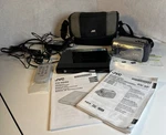 Jvc Everio GZ-MG330HU 30GB Hdd 35X W/remote + CU-VD3U Share Station No Charger. Fixed Price $49.57.