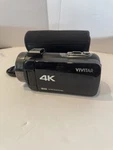 Vivitar Pro DVR4K, 3IN Touch Screen, Uhd Video Camera Camcorder. Fixed Price $75.00.