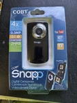 Camcorder Digital Camera Model Coby Snapp CAM3001S - Factory Sealed. Fixed Price $15.49.