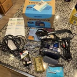 Sony Handycam DCR-DVD101 Camcorder + New Battery, Charger, Dvd, Bag & Strap. Fixed Price $110.99.