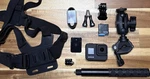 Gopro Black CHDHX-801 Camera + Extras. Fixed Price $159.95.