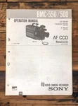 Sony BMC-500 BMC-550 Camera User / Operation Manual *original*. Fixed Price $24.97.