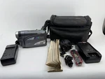 Jvc GR-SX851U Compact Vhs Camcorder Super Bundle Untested 5.22LB. Fixed Price $25.00.