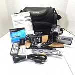 Sony Handycam DCR-DVD810 Camcorder Carl Zeiss Lens -huge Bundle Tested. Fixed Price $129.00.