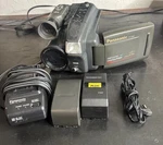 Panasonic PV-L606D Palmcorder Vhs-c Camcorder 16X Zoom Not Tested W/ Accessories. Fixed Price $19.99.