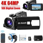 4K Video Camera 64MP Camcorder 18XZOOM 3"270 Screen Vlogging Youtube 32GB. Fixed Price $55.99.