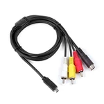 Av A/v Tv Video Lead Fit For Sony Camcorder Handycam DCR-HC20 DCR-HC53/E. Fixed Price $12.29.