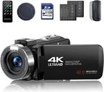 Camworld Camcorder Video Camera 4K 30FPS 42MP 18X Digital Zoom. Fixed Price $120.88.