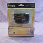 New Vivitar Digital Camcorder Dvr 503 4X Zoom 1.5" Screen Sealed Box Black Color. Fixed Price $16.95.