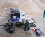 Sony Handycam DCR-DVD650 Handheld Digital Video Camera + Battery & Adapter. Fixed Price $100.99.