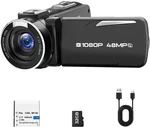 1080P Hd Video Camera 48MP 270 Flip Screen Camcorder Anti-shake Vlogging. Fixed Price $47.49.