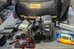 Jvc GR-AX10U Vhs-c Compact Video Camera Camcorder Player Charger Bag Extras Read. Fixed Price $39.99.