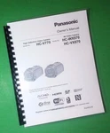 Owners Manual For Panasonic HC-V770 770K HC-V870M Camera 246 Pages. Fixed Price $34.90.