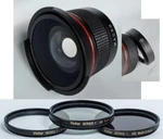 Elite Hd Fisheye Lens And 3PC Filter For Panasonic HC-VX3 HC-V900 HC-WXF1 HC-VX1. Fixed Price $38.95.