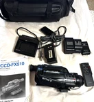 Sony CCD-FX510 VIDEO-8 Handycam Camcorder Untested Good For Parts. Fixed Price $35.00.