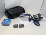 Sony Handycam DCR-DVD300 Digital Video Camera Recorder Bundle W/ Charger & Accs. Fixed Price $92.54.
