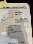 Orig. Sharp VL-L290U VLL290U Camcorder Repair & Service Manual *original*. Fixed Price $29.99.